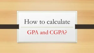 Calculate CGPA